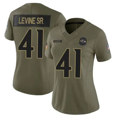 Anthony Levine Sr. Women's Limited Olive Baltimore Ravens 2025 Salute to Service Jersey