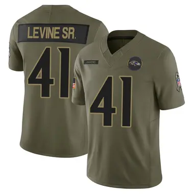 Anthony Levine Sr. Youth Limited Olive Baltimore Ravens 2025 Salute to Service Jersey