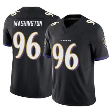 Broderick Washington Men's Limited Black Baltimore Ravens Vapor F.U.S.E. Jersey