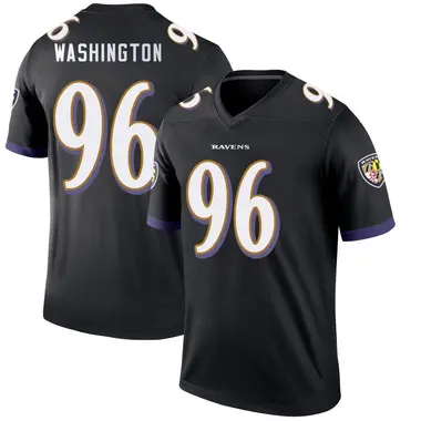 Broderick Washington Youth Legend Black Baltimore Ravens Jersey