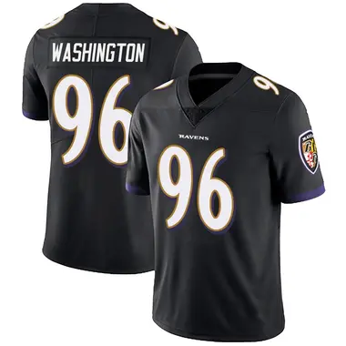 Broderick Washington Youth Limited Black Baltimore Ravens Alternate Vapor Untouchable Jersey
