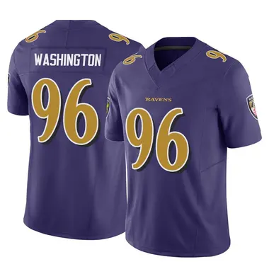 Broderick Washington Youth Limited Purple Baltimore Ravens Vapor F.U.S.E. Jersey