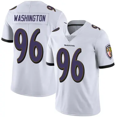 Broderick Washington Youth Limited White Baltimore Ravens Vapor Untouchable Jersey