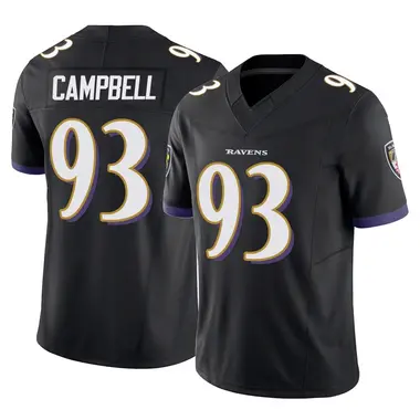 Calais Campbell Men's Limited Black Baltimore Ravens Vapor F.U.S.E. Jersey