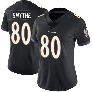 Durham Smythe Women's Limited Black Baltimore Ravens Alternate Vapor Untouchable Jersey