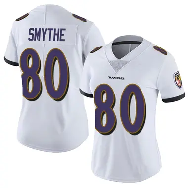 Durham Smythe Women's Limited White Baltimore Ravens Vapor Untouchable Jersey