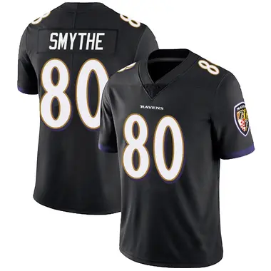 Durham Smythe Youth Limited Black Baltimore Ravens Alternate Vapor Untouchable Jersey