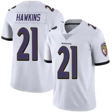 Jaylinn Hawkins Youth Limited White Baltimore Ravens Vapor Untouchable Jersey
