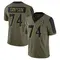 John Simpson Men's Limited Olive Baltimore Ravens 2021 Salute To Service Jersey