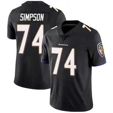 John Simpson Youth Limited Black Baltimore Ravens Alternate Vapor Untouchable Jersey