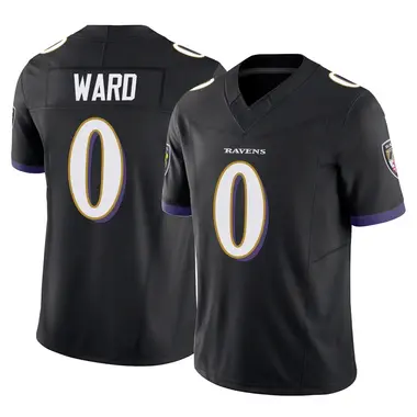 Jonathan Ward Men's Limited Black Baltimore Ravens Vapor F.U.S.E. Jersey
