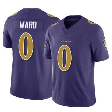 Jonathan Ward Men's Limited Purple Baltimore Ravens Vapor F.U.S.E. Jersey