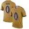 Jonathan Ward Youth Legend Gold Baltimore Ravens Inverted Jersey