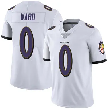 Jonathan Ward Youth Limited White Baltimore Ravens Vapor Untouchable Jersey