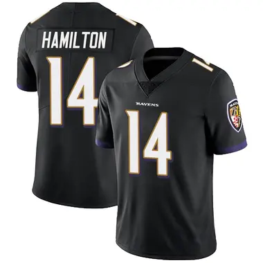 Kyle Hamilton Youth Limited Black Baltimore Ravens Alternate Vapor Untouchable Jersey