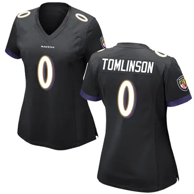 Laken Tomlinson Women's Game Black Baltimore Ravens Jersey