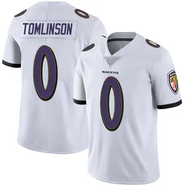 Laken Tomlinson Youth Limited White Baltimore Ravens Vapor Untouchable Jersey