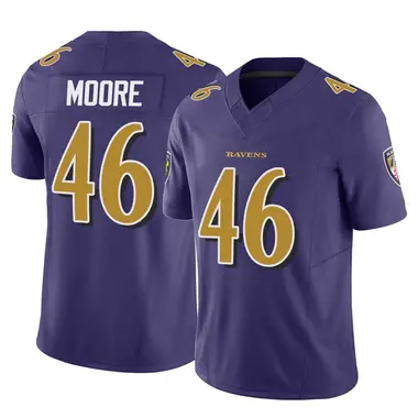 Nick Moore Youth Limited Purple Baltimore Ravens Vapor F.U.S.E. Jersey