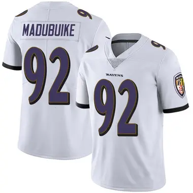 Nnamdi Madubuike Men's Limited White Baltimore Ravens Vapor Untouchable Jersey