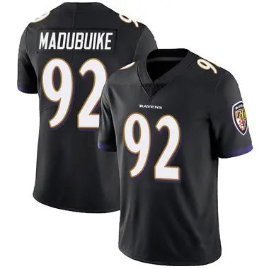 Nnamdi Madubuike Youth Limited Black Baltimore Ravens Alternate Vapor Untouchable Jersey