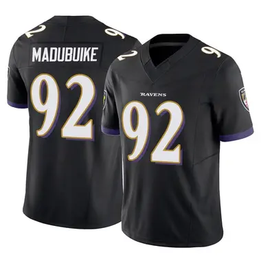 Nnamdi Madubuike Youth Limited Black Baltimore Ravens Vapor F.U.S.E. Jersey