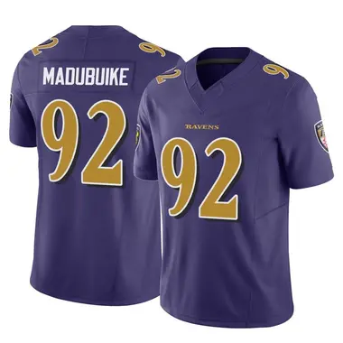Nnamdi Madubuike Youth Limited Purple Baltimore Ravens Vapor F.U.S.E. Jersey