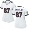 Octavian Smith Jr. Women's Game White Baltimore Ravens Jersey