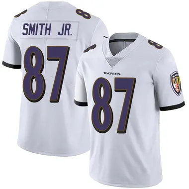 Octavian Smith Jr. Youth Limited White Baltimore Ravens Vapor Untouchable Jersey