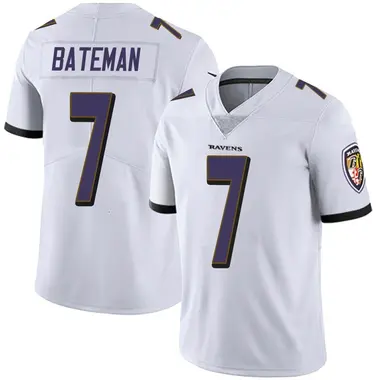 Rashod Bateman Youth Limited White Baltimore Ravens Vapor Untouchable Jersey