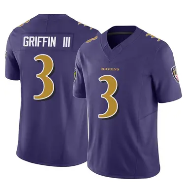Robert Griffin III Men's Limited Purple Baltimore Ravens Vapor F.U.S.E. Jersey