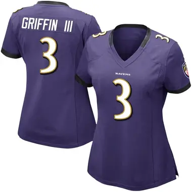 Robert Griffin III Women's Limited Purple Baltimore Ravens Team Color Vapor Untouchable Jersey