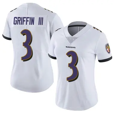 Robert Griffin III Women's Limited White Baltimore Ravens Vapor Untouchable Jersey