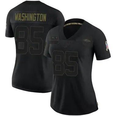 Scotty Washington Women's Limited Black Baltimore Ravens 2020 Salute To Service Jersey
