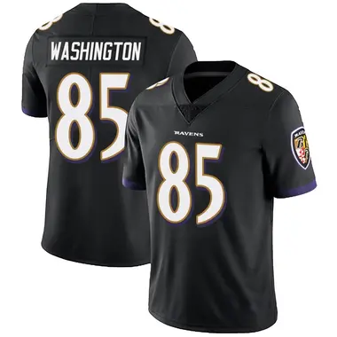 Scotty Washington Youth Limited Black Baltimore Ravens Alternate Vapor Untouchable Jersey