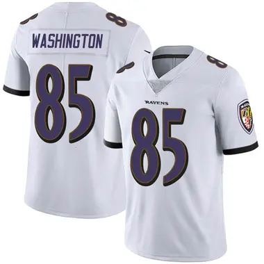 Scotty Washington Youth Limited White Baltimore Ravens Vapor Untouchable Jersey
