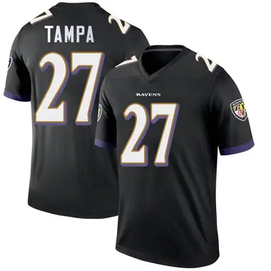 T.J. Tampa Youth Legend Black Baltimore Ravens Jersey