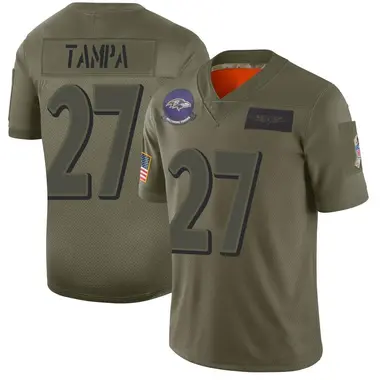 T.J. Tampa Youth Limited Camo Baltimore Ravens 2019 Salute to Service Jersey
