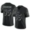 Tavius Robinson Men's Limited Black Baltimore Ravens Reflective Jersey