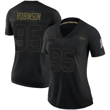 Tavius Robinson Women's Limited Black Baltimore Ravens 2020 Salute To Service Jersey