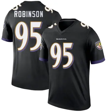 Tavius Robinson Youth Legend Black Baltimore Ravens Jersey