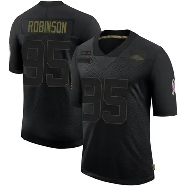Tavius Robinson Youth Limited Black Baltimore Ravens 2020 Salute To Service Jersey