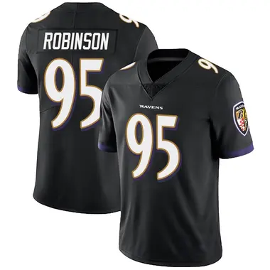 Tavius Robinson Youth Limited Black Baltimore Ravens Alternate Vapor Untouchable Jersey