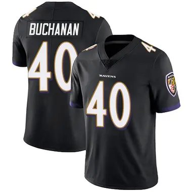 Teddye Buchanan Men's Limited Black Baltimore Ravens Alternate Vapor Untouchable Jersey