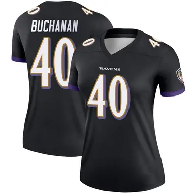 Teddye Buchanan Women's Legend Black Baltimore Ravens Jersey