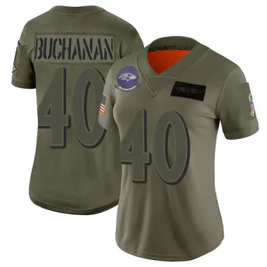 Teddye Buchanan Women's Limited Camo Baltimore Ravens 2019 Salute to Service Jersey