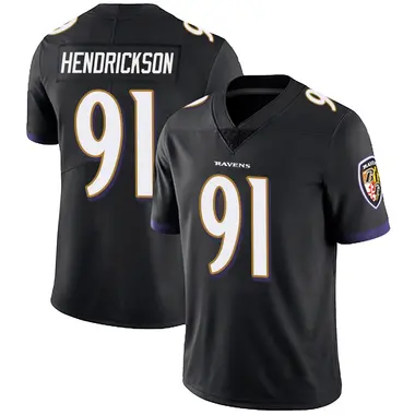 Trey Hendrickson Men's Limited Black Baltimore Ravens Alternate Vapor Untouchable Jersey