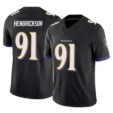Trey Hendrickson Youth Limited Black Baltimore Ravens Vapor F.U.S.E. Jersey