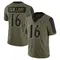 Xavier Guillory Youth Limited Olive Baltimore Ravens 2021 Salute To Service Jersey