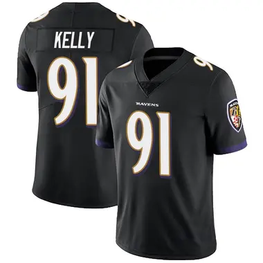 Xavier Kelly Men's Limited Black Baltimore Ravens Alternate Vapor Untouchable Jersey