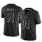 Xavier Kelly Men's Limited Black Baltimore Ravens Reflective Jersey